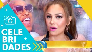 ¡Thalía presentó “Lento” junto a Gente de Zona! | Un Nuevo Día | Telemundo
