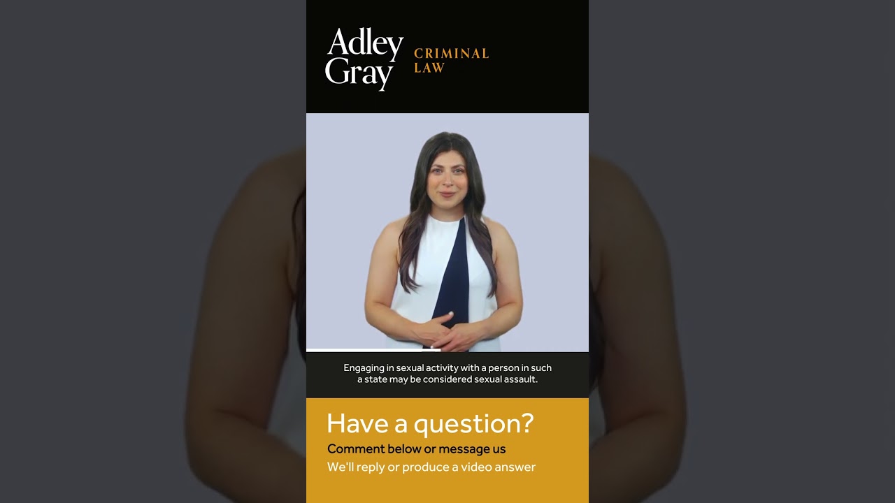 Can a person consent if they have been drinking or under the influence of drugs?