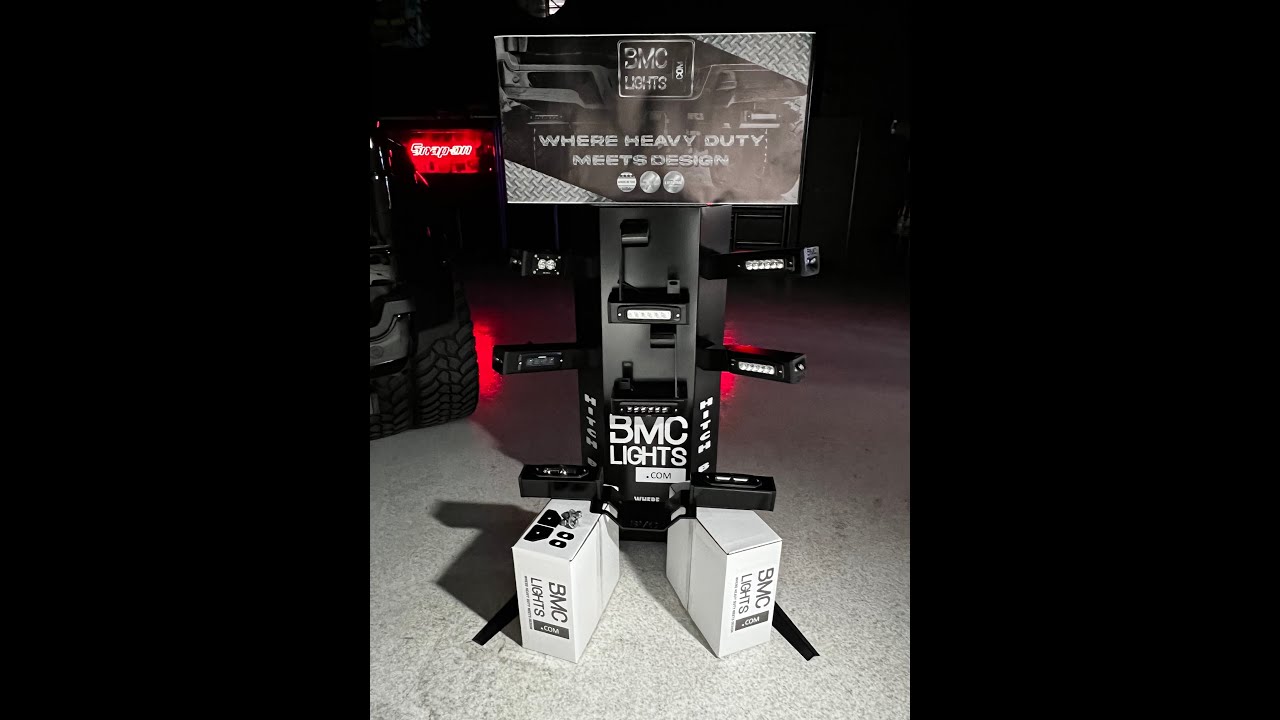 BMC Lights Ford 20112023 Super Duty Hitch Bar install with upfitter harness YouTube