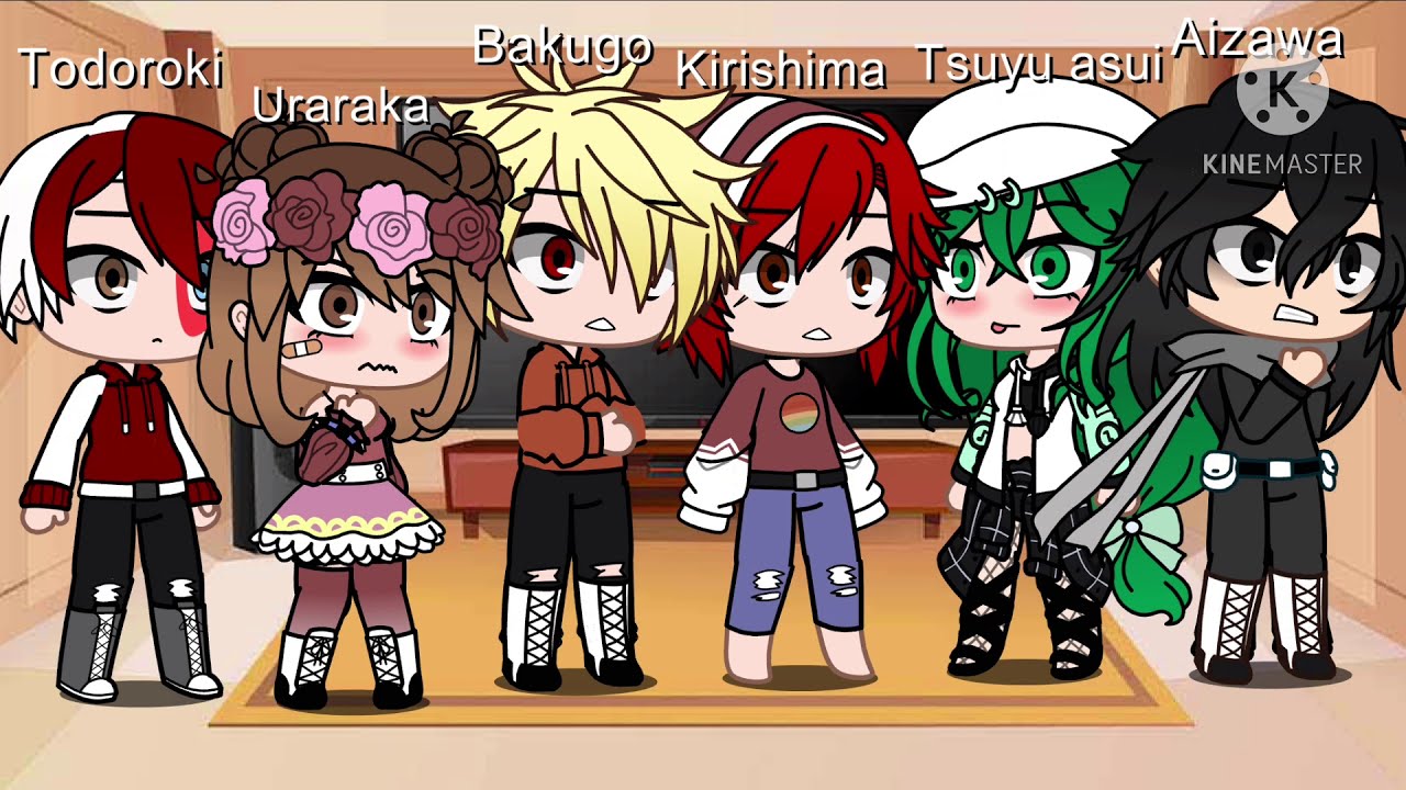 Mha (Class 1a + Aiazwa) reacts to Dollhouse // Deku’s Past // My AU