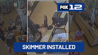 Gresham Police searching for 3 suspects accused of installing card skimmer at local store