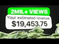 How much youtube paid me for 1 million views 2024