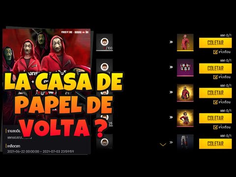 La Casa de Papel” vai ganhar evento no jogo Free Fire – O Presente