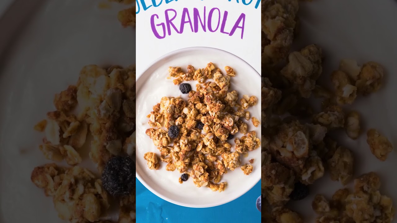 Warning: One taste of Oatsome Blueberry Protein Granola, and the bag won’t last long. 🫐✨ 