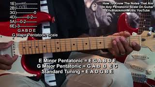 Know Every Note In Every Pentatonic Scale In Every Key On Every Fret Guitar Lesson