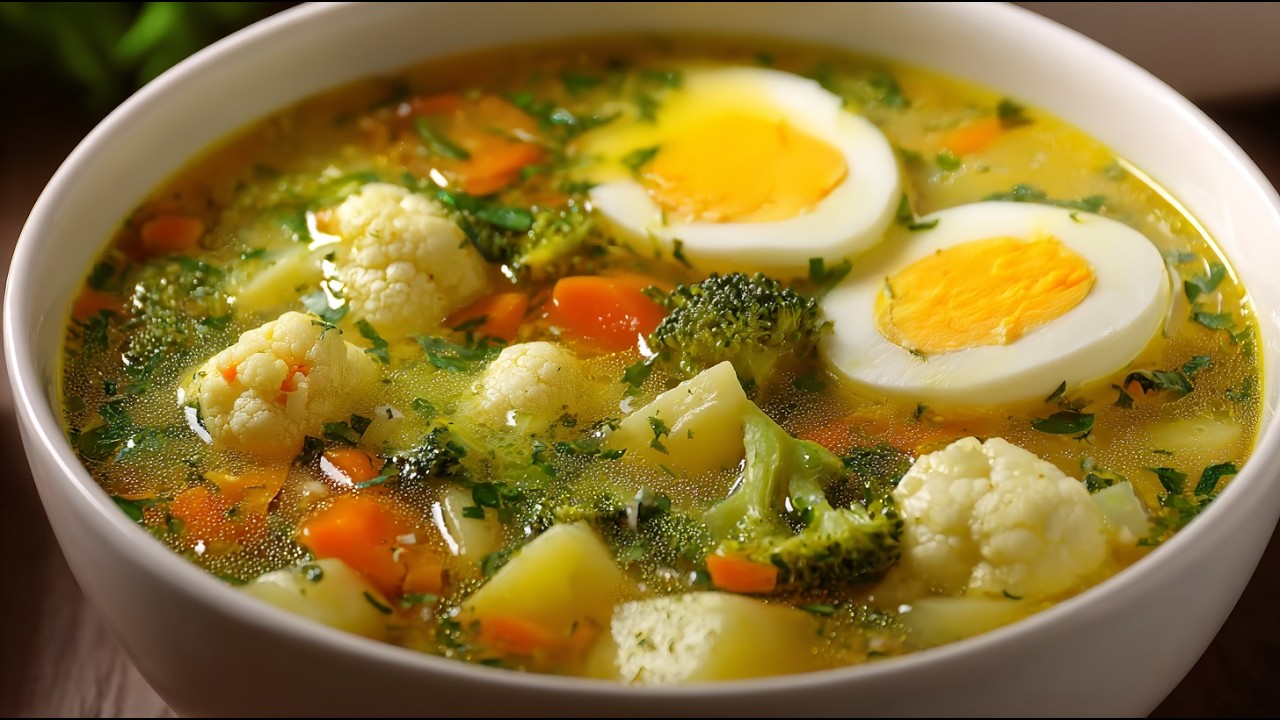 This vegetable soup has saved me from surgery! Now I cook soup every day!