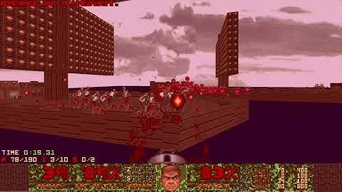 Doom II: Plutonia 7: Going to the Hell map 10, Me Hearties!! (UV-Max in 1:56)