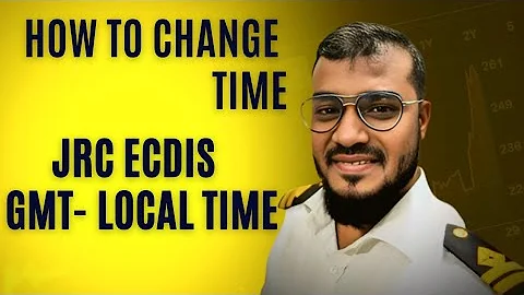 How to change the time in JRC ECDIS II Sailor 360