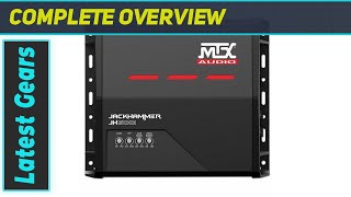 MTX Audio JH5001 Jackhammer Series 500W Monoblock Class-D Car Audio Amplifier - Unleash the