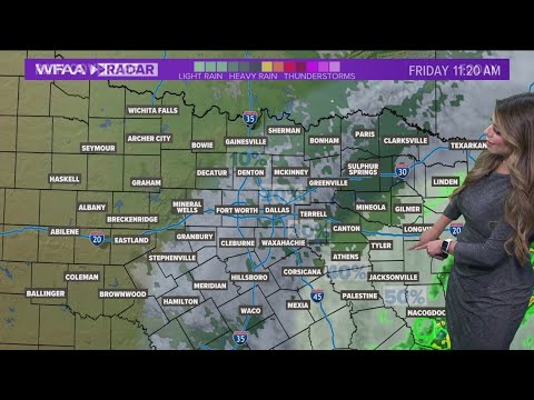 DFW Weather: Latest timeline for rain chances, weekend forecast - YouTube