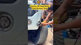 Aggressive Off-Road Mod: Trimming the Bumper for Maximum Clearance!