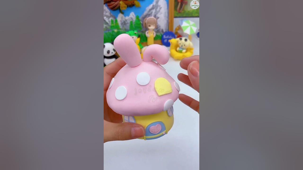 diy-clay-bunny-house-how-to-make-rabbit-house-diy-craft