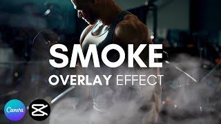 Apply Smoke Overlay Effect to a Video Using Canva and Capcut screenshot 1