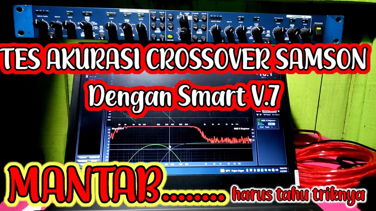 Setting and accuracy test of Samson S-3-Way Crossover with smart V
