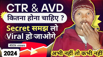 click through rate | impression click through rate youtube kya hota hai | ctr kya hai