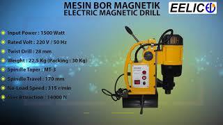 mesin bor Portable bor magnet 28mm NRT-Pro magnetic drill JC28S