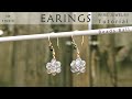 Bead Ball Earrings / DIY Earrings / Easy Earrings / Wire Wrapping Tutorial