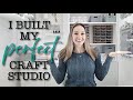 How we built my perfect craft studio in our garage