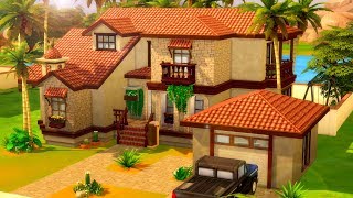 Mediterranean Family Home // Sims 4 Speed Build