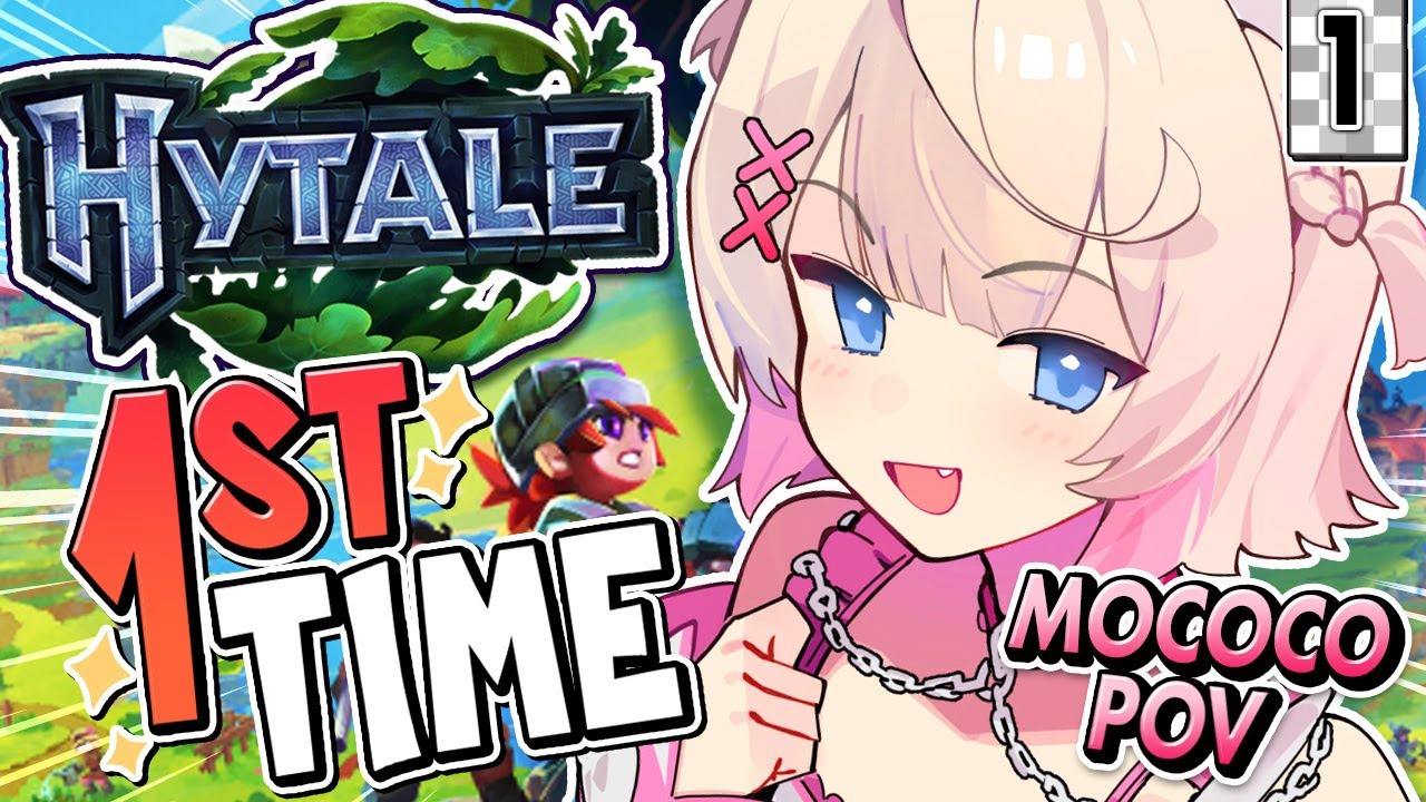 【HYTALE】new minecraft-like?! ✨️ fuzzy adventures exploring a new world 🐾【MOCOCO POV／FUWAMOCO】