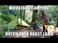 Woodland Camp with Dutch Oven Roast Lamb