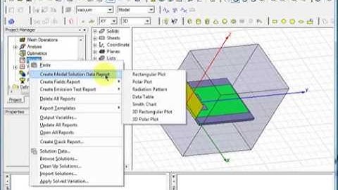 S11 return Loss plot HFSS
