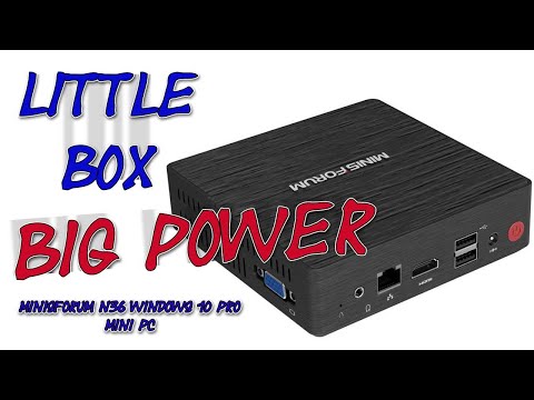 Minisforum N36 Windows 10 Pro Mini PC - YouTube