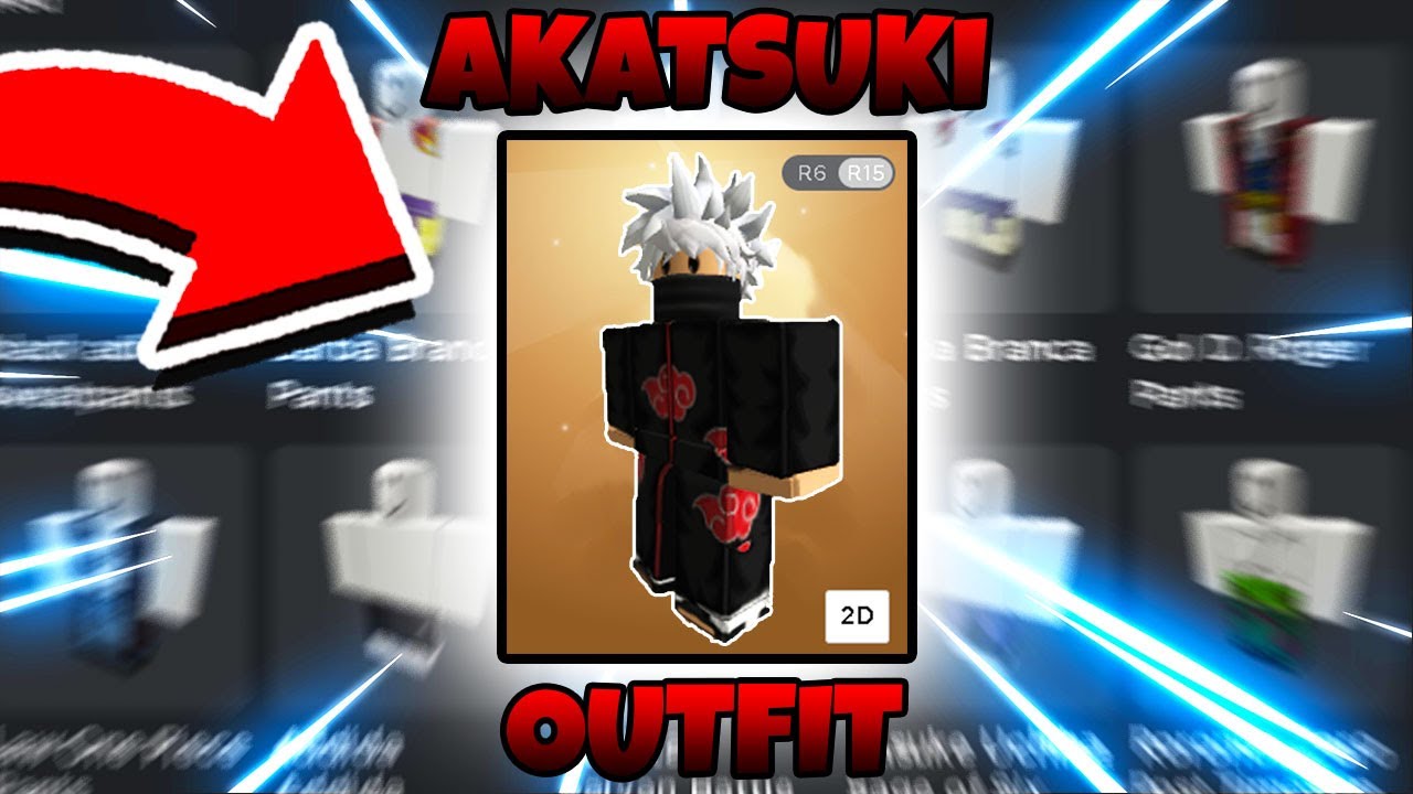 COMO TER O AVATAR DA AKATSUKI NO ROBLOX! - YouTube