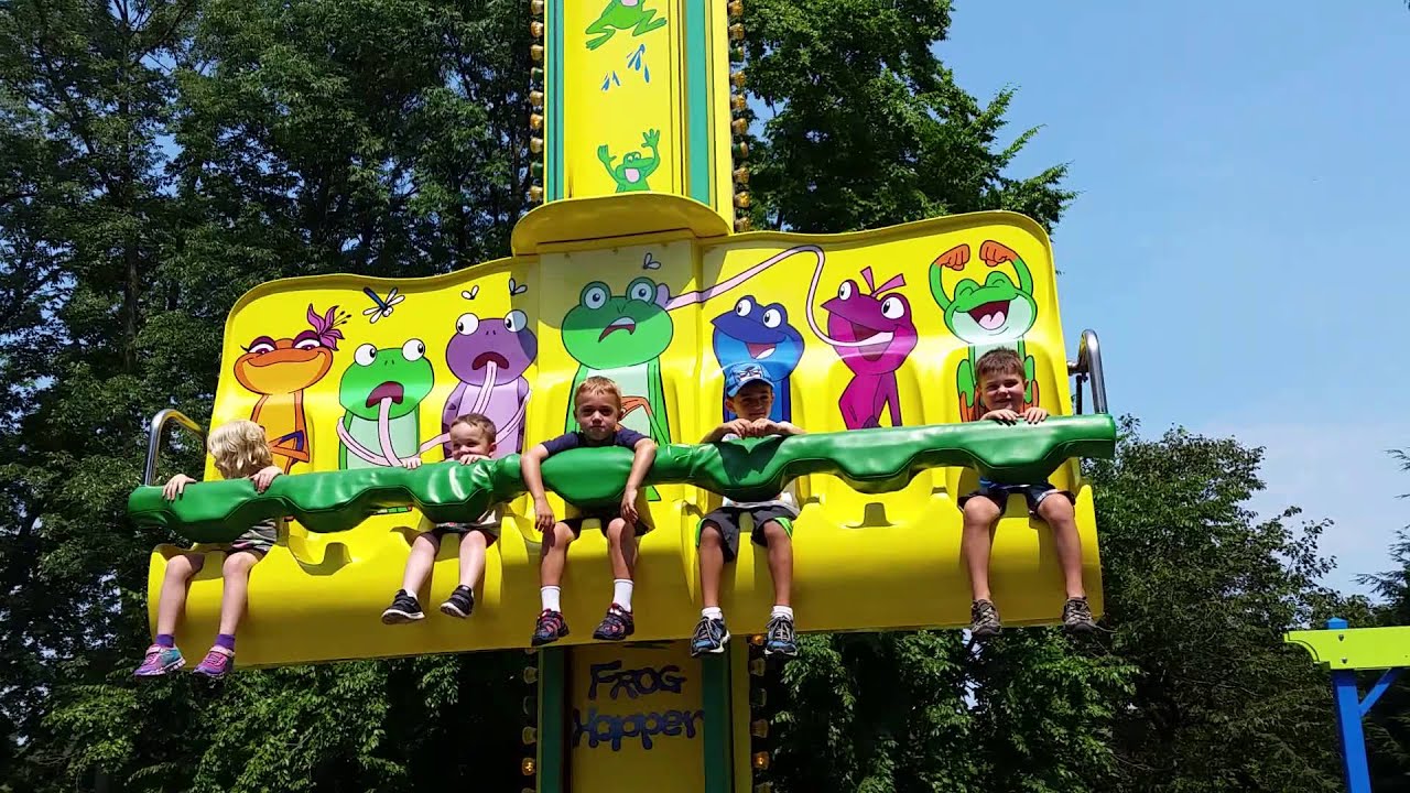 CJ on the jumping frog