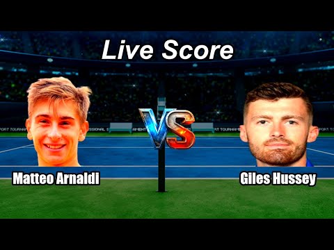 Video Matteo Arnaldi vs Giles Hussey - ATP Eastbourne, Great Britain Men Singles - Live Score