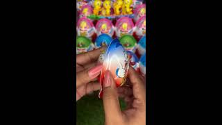 Opening Kinder Joy \ Satisfying eggs unboxing 😋😍🍭🍫🍡