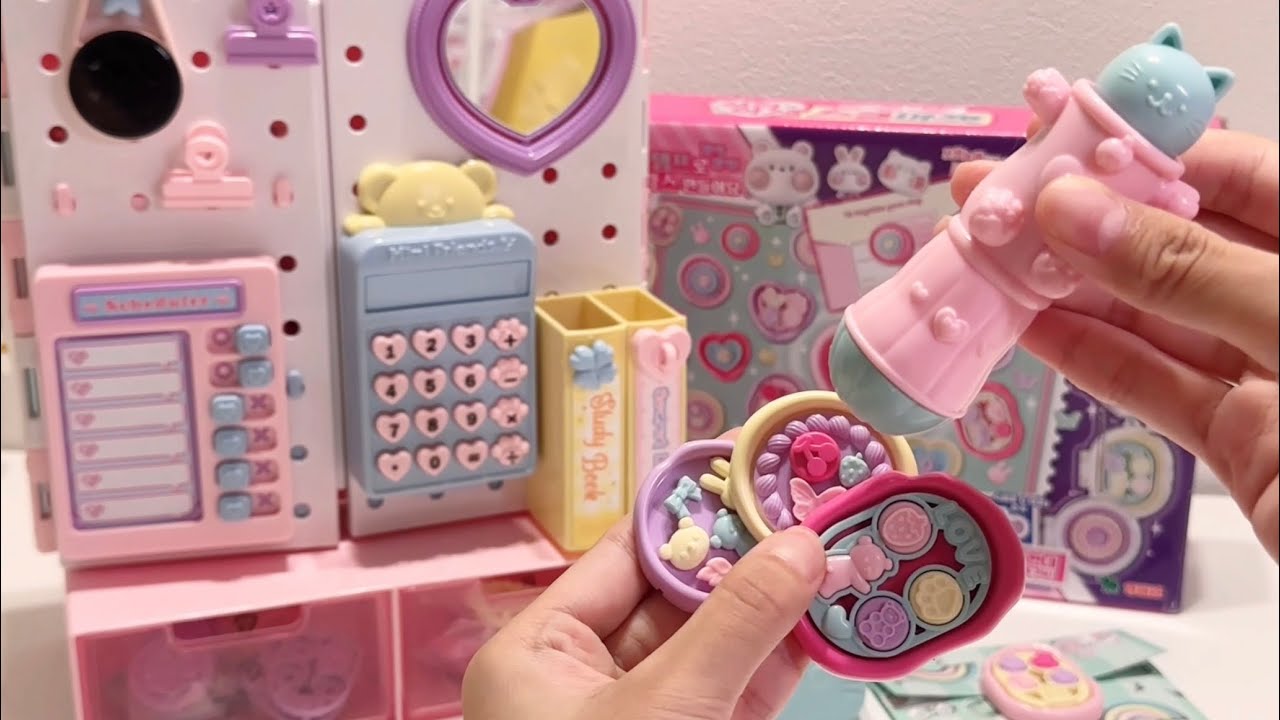 [ 💸toy asmr💸] 실링왁스 장난감 Organizing Desk Set & Wax seal toy | Satisfying Unboxing 