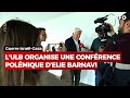 Lulb organise une confrence avec elie barnavi qui fait polmique  rtbf info