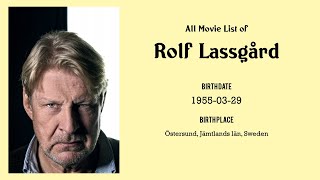 Rolf Lassgård Movies list Rolf Lassgård| Filmography of Rolf Lassgård