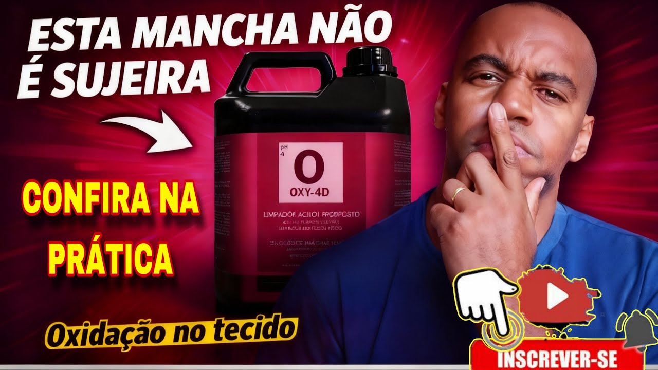 APLICANDO O OXY 4D  EASYTECH NO SOFÁ POLIESTER 100% | COMO REMOVER OXIDAÇÃO NOS TECIDOS DE ESTOFADOS