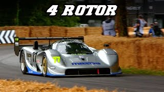 1992 Mazda RX-792P | The 787B successor with screaming 4-Rotor & flames