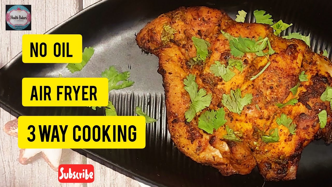 No oil Roasted Chicken in Air Fryer Weight Loss Full of Protein