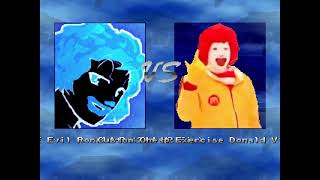 WINMUGEN Battle 1vs1 152 ULTIMATE Evil Ronald R update vs Custom Cheap Exercise 