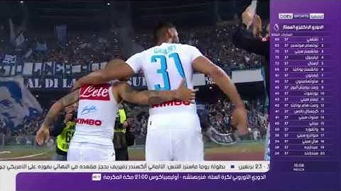 ملخص مباراة  روما 5 - 3 كييفو فيرونا / نابولي 4 - 1 فيورنتينا - الجولة 37 - الدوري الإيطالي