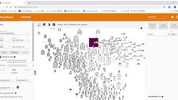 TensorBoard - Fasion-MNIST Embedding visualization