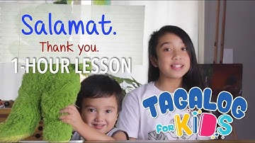1 Hour of Tagalog (Filipino) for Beginners | Tagalog for Kids Compilation