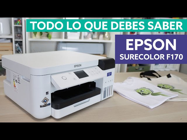 Epson SureColor F170 Impresora de Sublimación - (Review, Instalación
