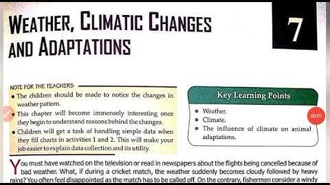 Class 7 science | Chapter 7 Weather, Climatic Changes and Adaptations Part 1 | MKD Agrim Academy