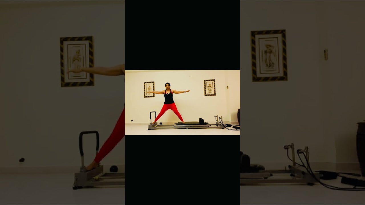 Pilates Reformer: Standing Side Splits