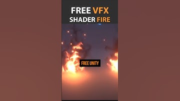 BE FAST FREE VFX Graph STYLIZED FIRE! #speedtutor #unity #gamedev