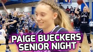 #1 Ranked Paige Bueckers Drops Flashy DOUBLE DOUBLE On Senior Night! UCONN Commit Can't Be Stopped 🔥