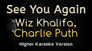 See You Again - Wiz Khalifa ft Charlie Puth (Karaoke Songs With Lyrics - Higher Key)