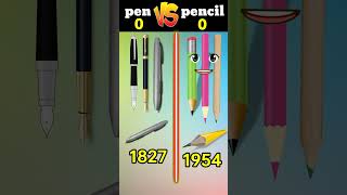 Pen Vs Pencil? youtubeshorts viral trending shorts @MRINDIANHACKER @CrazyXYZ