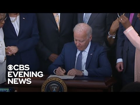 Biden signs bill making Juneteenth a federal holiday