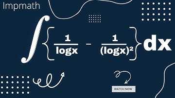 integrate 1/(log x) - 1/((log x) ^ 2) dx